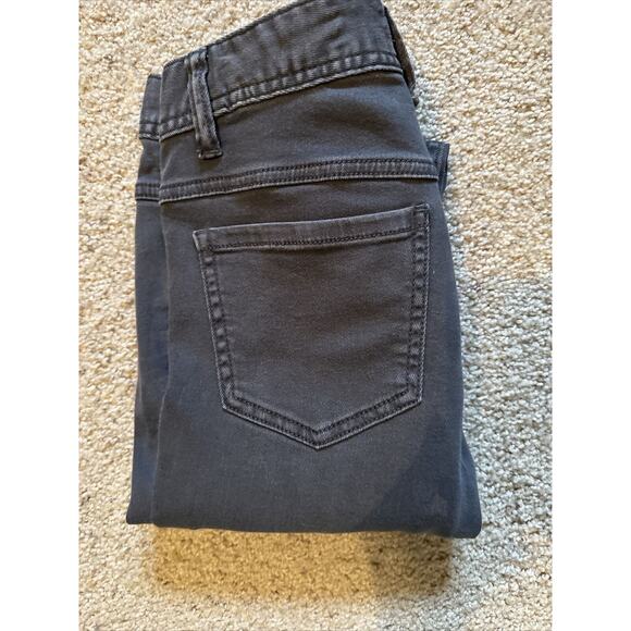 Free People Distressed Cropped Ankle Skinny Jeans Gray | Women’s 27 - Picture 5 of 5